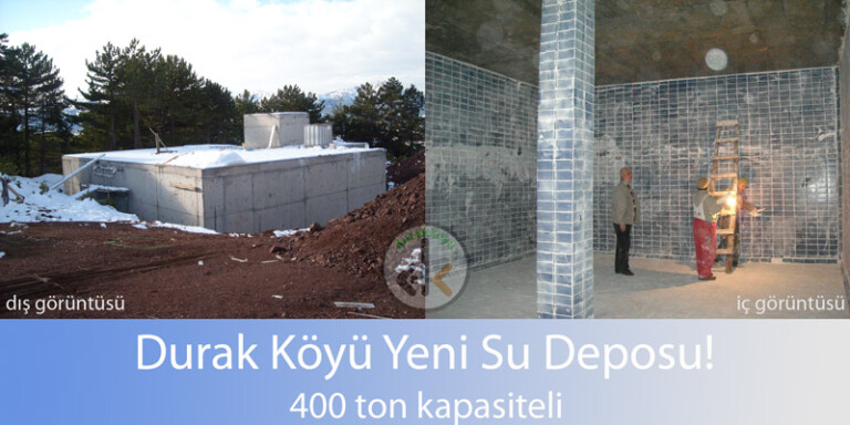 Durak Köyü Yeni Su Deposu!
