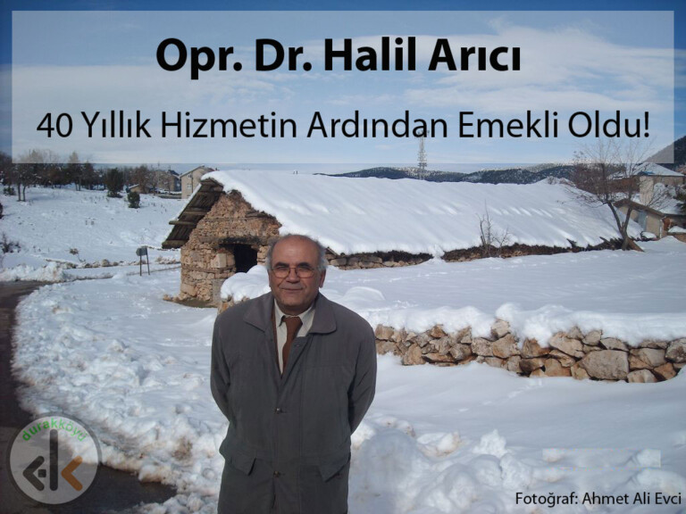 Opr. Dr. Halil Arıcı 40 yıllık hizmetin ardından Emekli Oldu!