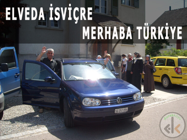 Elveda İşviçre, Merhaba Türkiye!