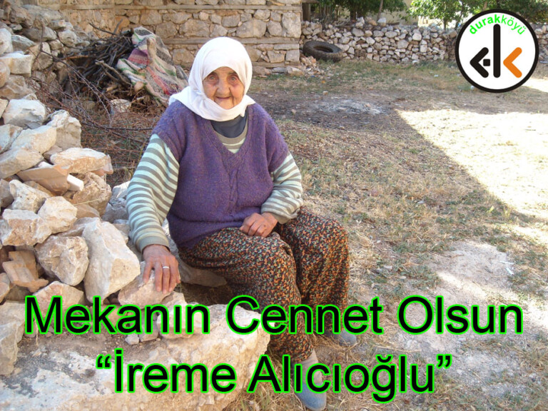 İreme Alıcıoğlu Hak’kın Rahmetine kavuşmuştur!