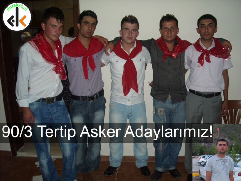 90/3 Tertip Asker Adaylarımız!