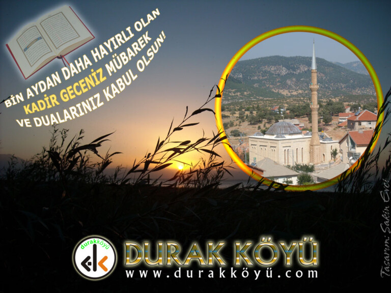 Kadir Geceniz Mübarek Olsun