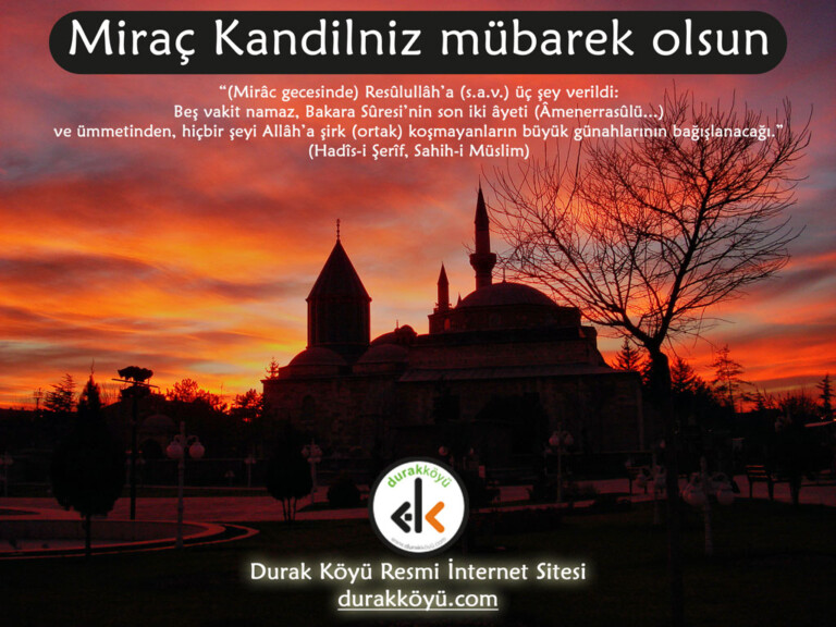 Miraç Kandiliniz Mübarek Olsun!