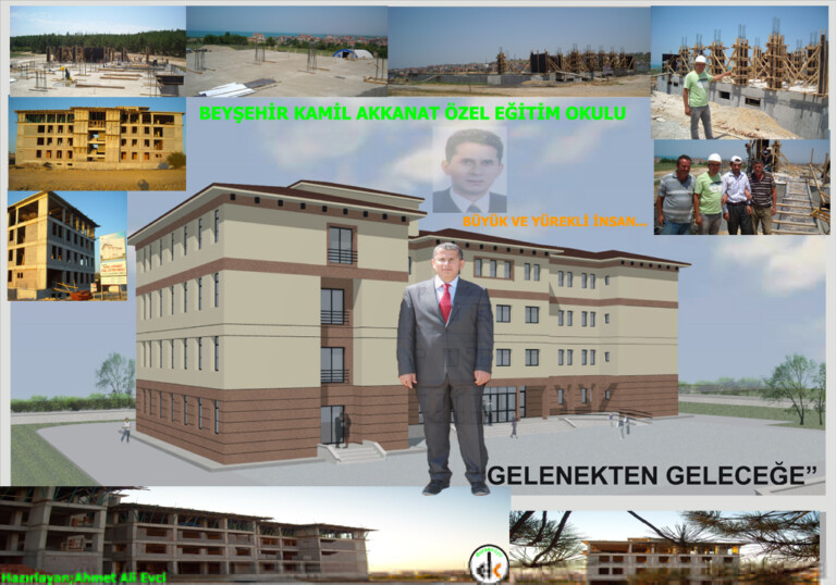 K. Akkanat Engelliler Okulu kaba inşaatı tamamlandı