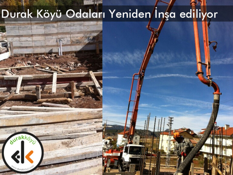 Köy Odaların yeniden inşasına başlanıldı!