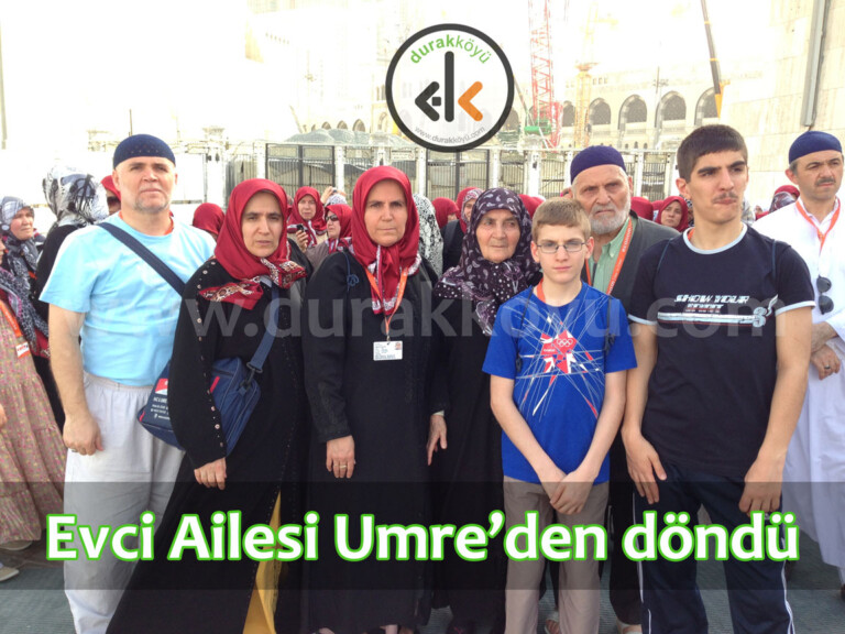 Evci ailesi Umre’den Almanya’ya geri döndüler