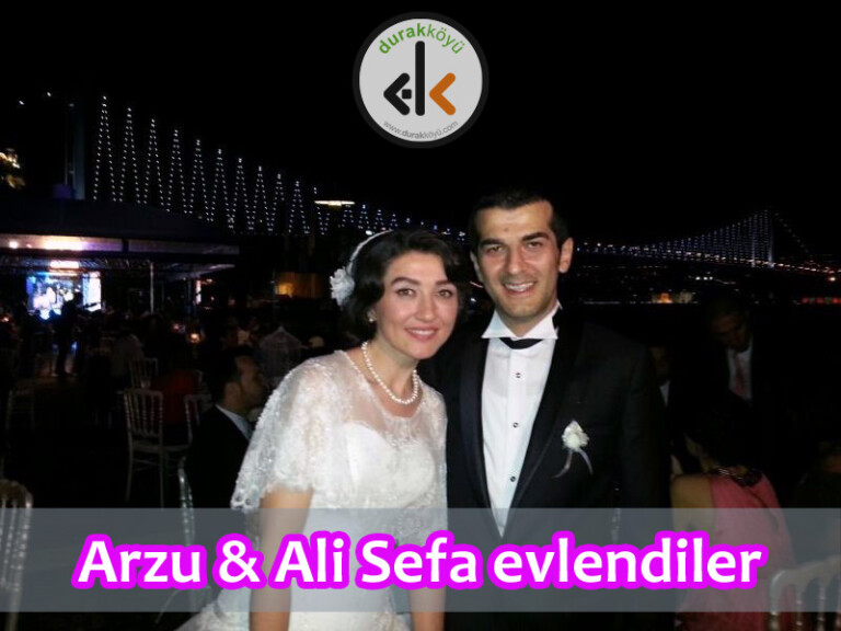 Ali Sefa Akkanat ile Arzu Yıldız dünya evine girdiler