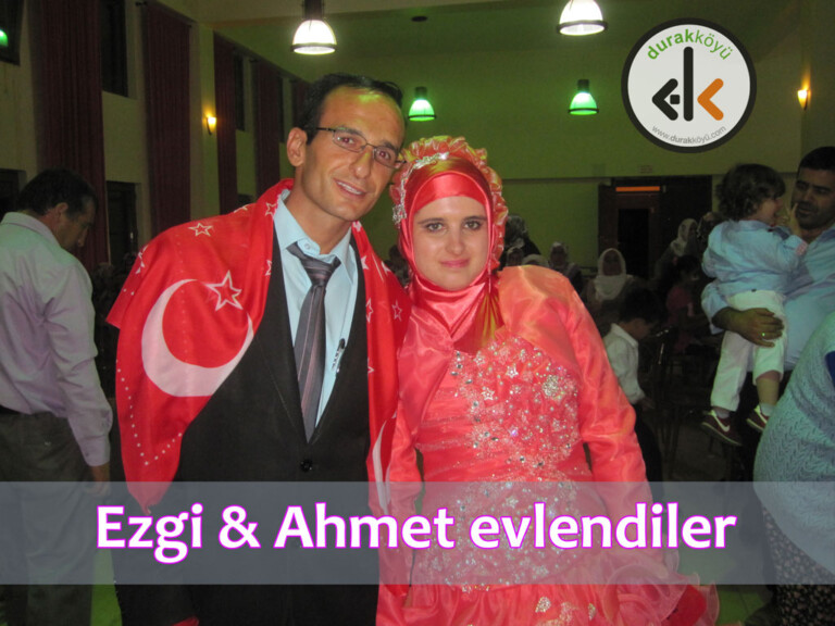 Ezgi Dursun ve Ahmet Çiftci evlendiler