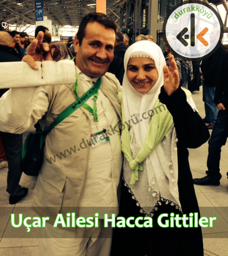 Mustafa ve Selvinaz Uçar Hacca uğurlandılar