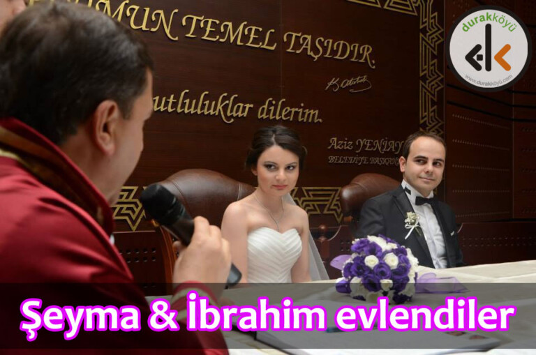 Şeyma Çapık ile İbrahim Taş evlendiler