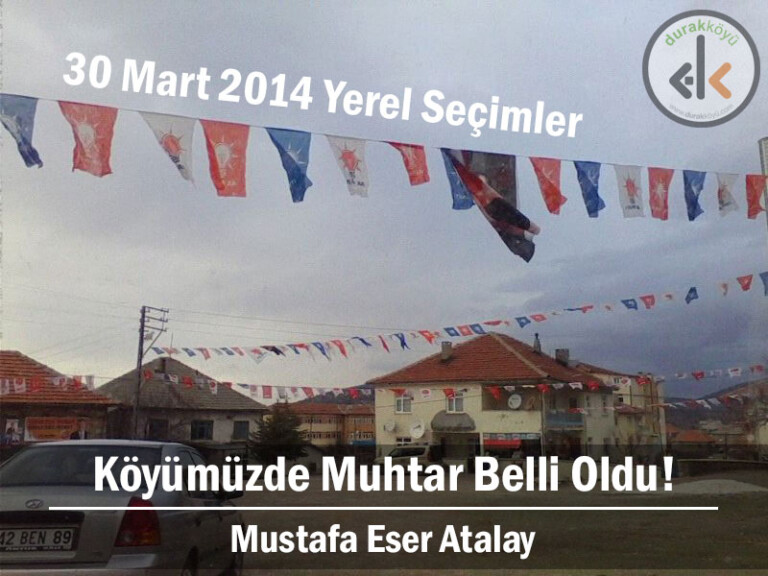 Yerel Seçim sonuçları gelmeye başladı ve Köy Muhtarı belli oldu