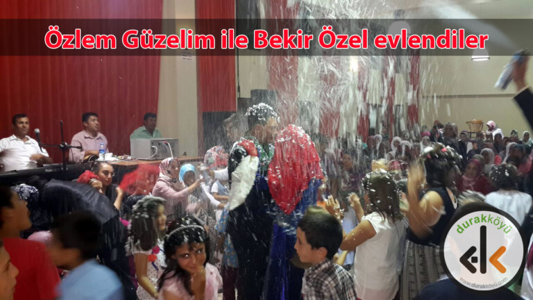 Özlem Güzelim ile Bekir Özel evlendiler