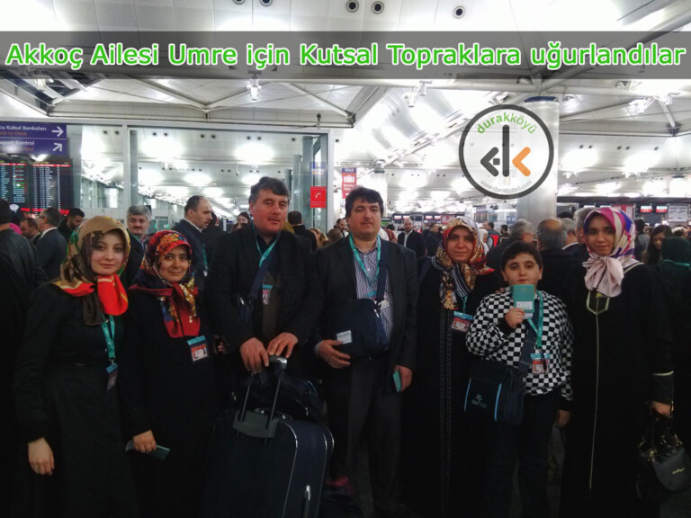 Ünal Akkoç ailesi Umreye uğurlandılar!