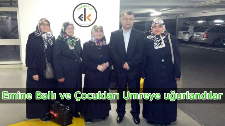 Emine Ballı ve Çocukları Umreye gittiler