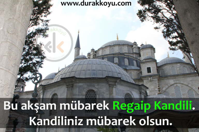 Regaip Kandiliniz Mübarek Olsun