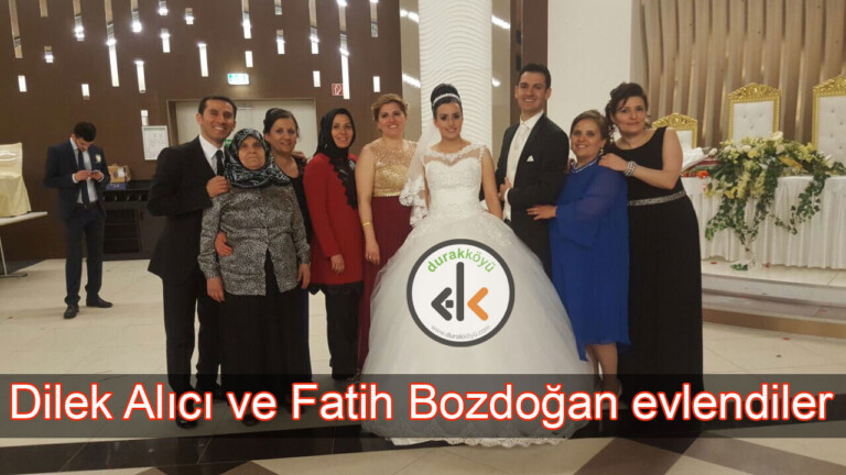 Dilek Alıcı ile Fatih Bozdoğan evlendiler