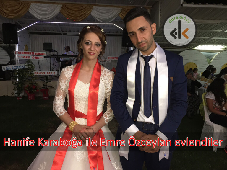 Hanife Karaboğa ve Emre Özceylan evlendiler