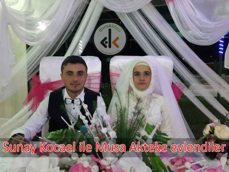 Sunay Kocael ile Musa Akteke evlendiler