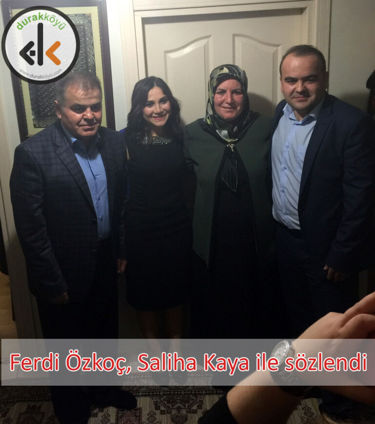 Ferdi Özkoç, Saliha Kaya ile sözlendi