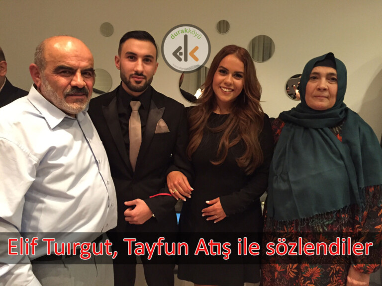 Elif Turgut, Tayfun Atış ile sözlendiler