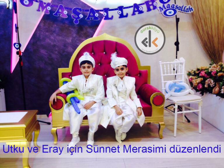 Utku ve Eray için Sünnet Merasimi düzenlendi
