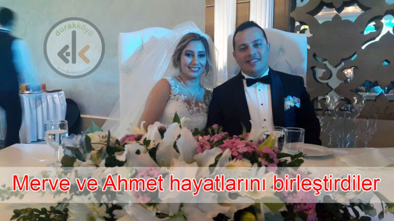 Merve ve Ahmet hayatlarını birleştirdiler