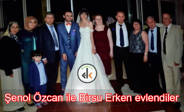 Şenol Özcan ile Birsu Erken evlendiler