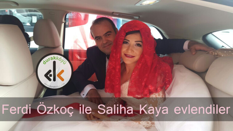 Ferdi Özkoç ile Saliha Kaya evlendiler