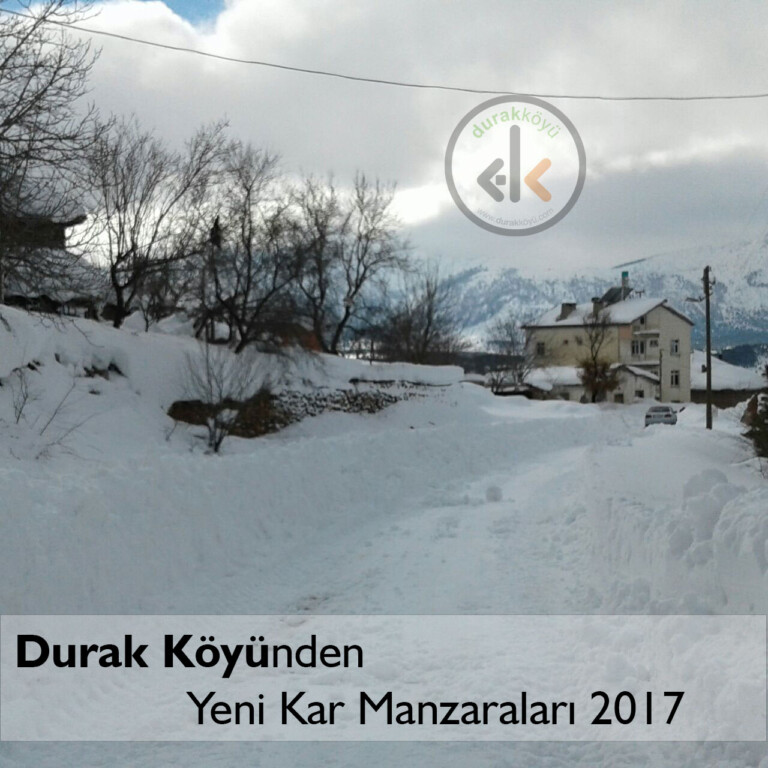 Durak Köyünden Yeni Kar Manzaraları 2017