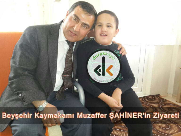 Beyşehir Kaymakamı Muzaffer ŞAHİNER’in Ziyareti