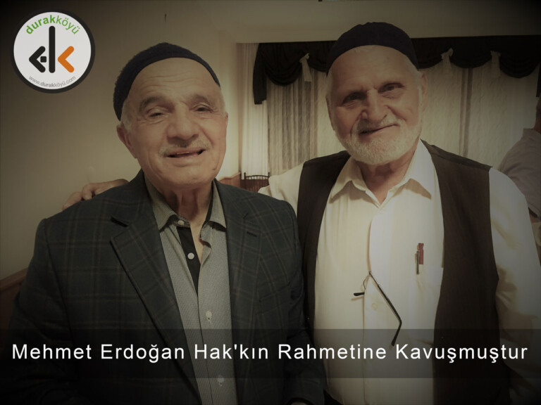 Mehmet Erdoğan Hak’kın Rahmetine Kavuşmuştur