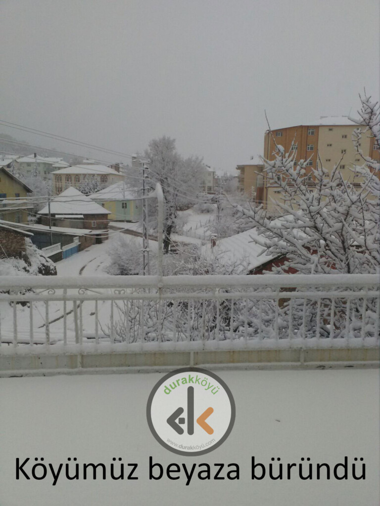 Köyümüz beyaza büründü (Yeni Resimler eklendi!)