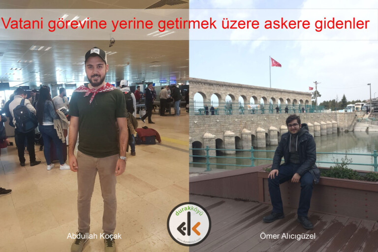 Vatani görevine yerine getirmek üzere askere gidenler