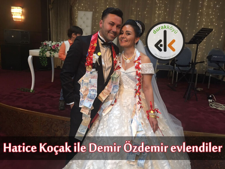 Hatice Koçak ile Demir Özdemir evlendiler