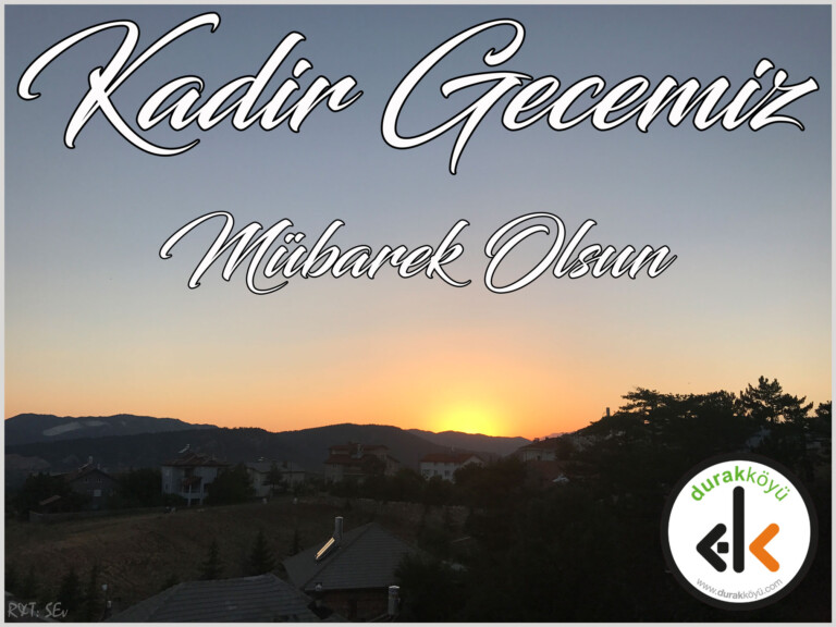 Kadir Gecemiz Mübarek Olsun