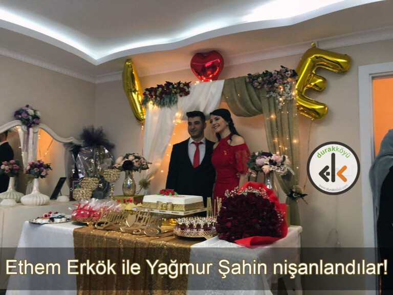 Ethem Erkök ile Yağmur Şahin nişanlandılar!