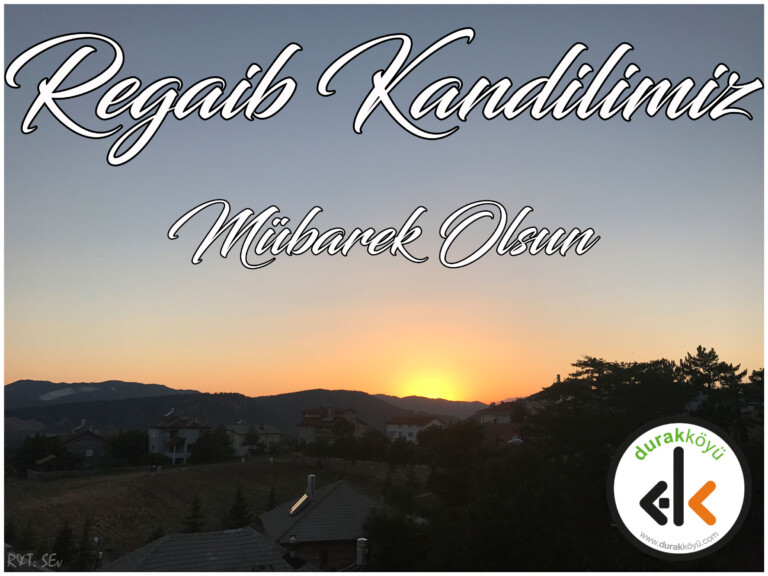Regaip Kandilimiz Mübarek Olsun