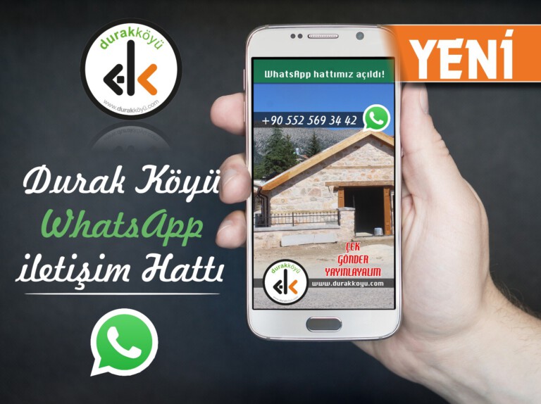 Sitemizin WhatsApp iletişim hattı hizmete girdi