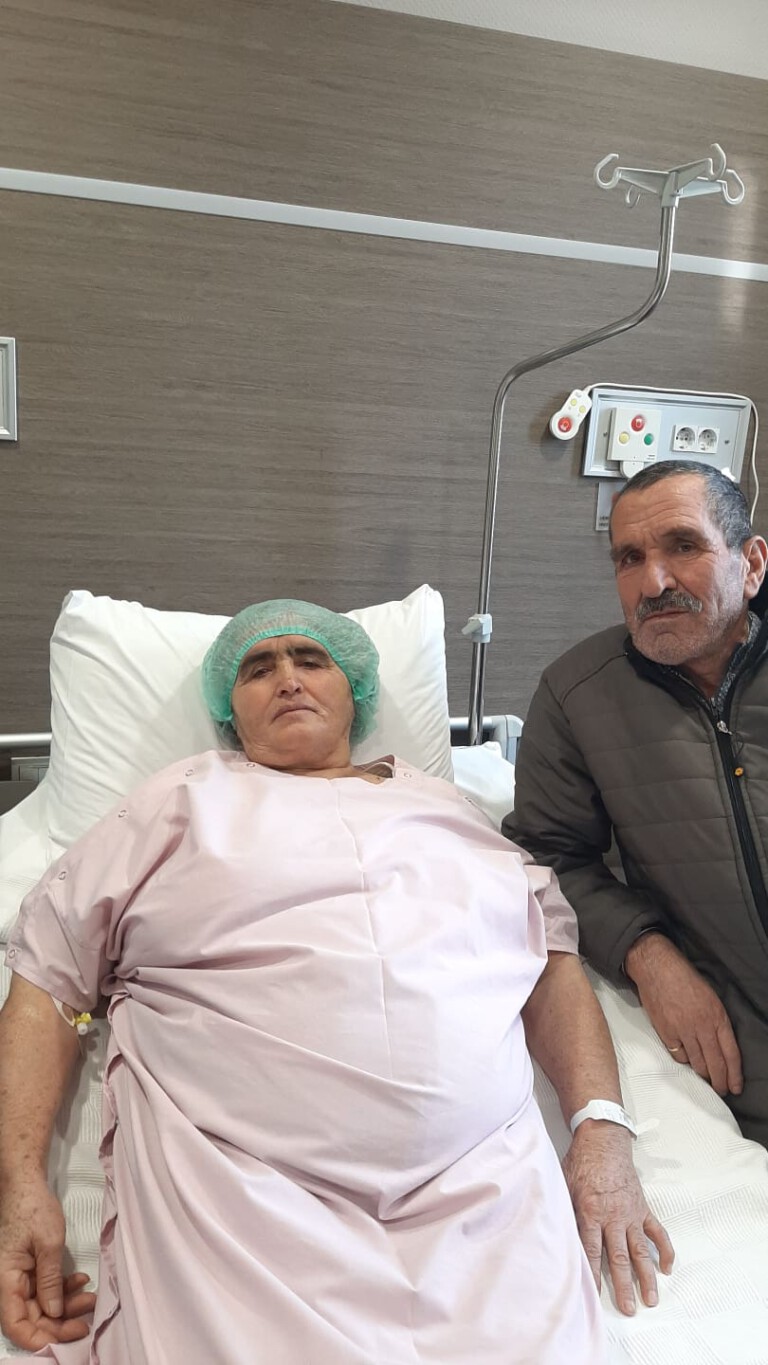Nazife Evci ameliyat olmuştur