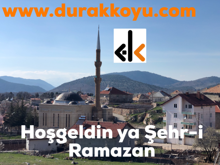 Hoşgeldin ya Şehr-i Ramazan