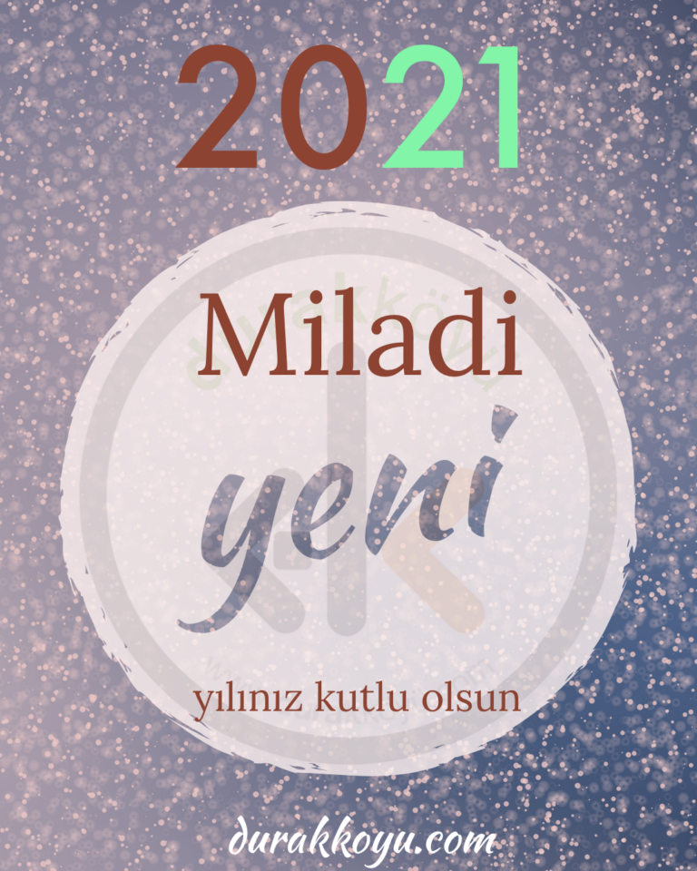 Yeni Miladi Yılınız Kutlu Olsun