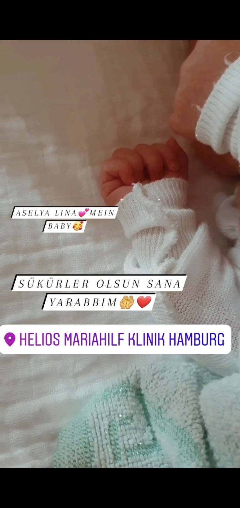 Halide – Sadık Adıgüzel çiftinin bebekleri oldu