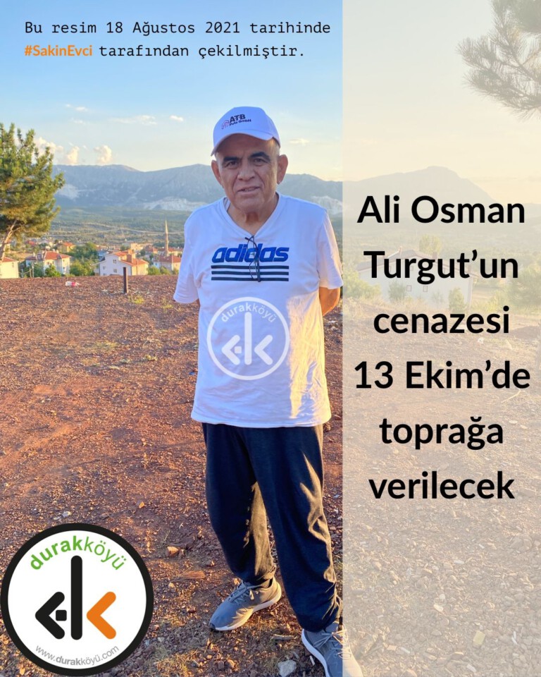 Ali Osman Turgut’un cenazesi Çarşamba günü toprağa verilecek