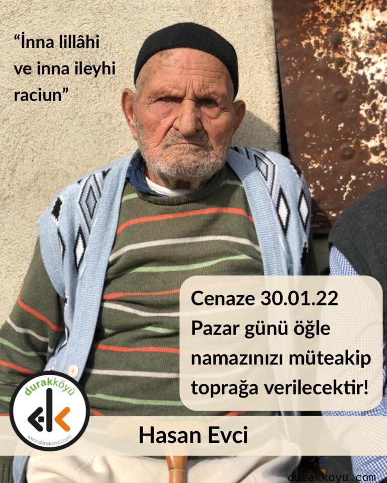 Hasan Evci vefat etti