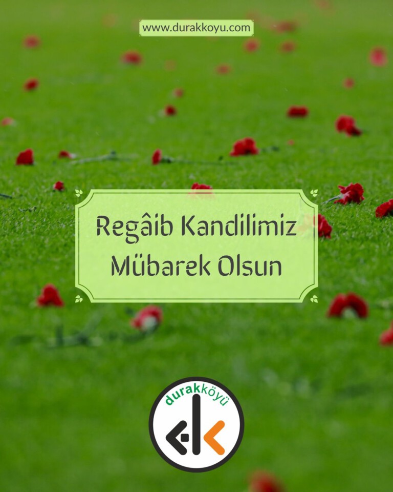 Regaip Kandilimiz Mübarek Olsun
