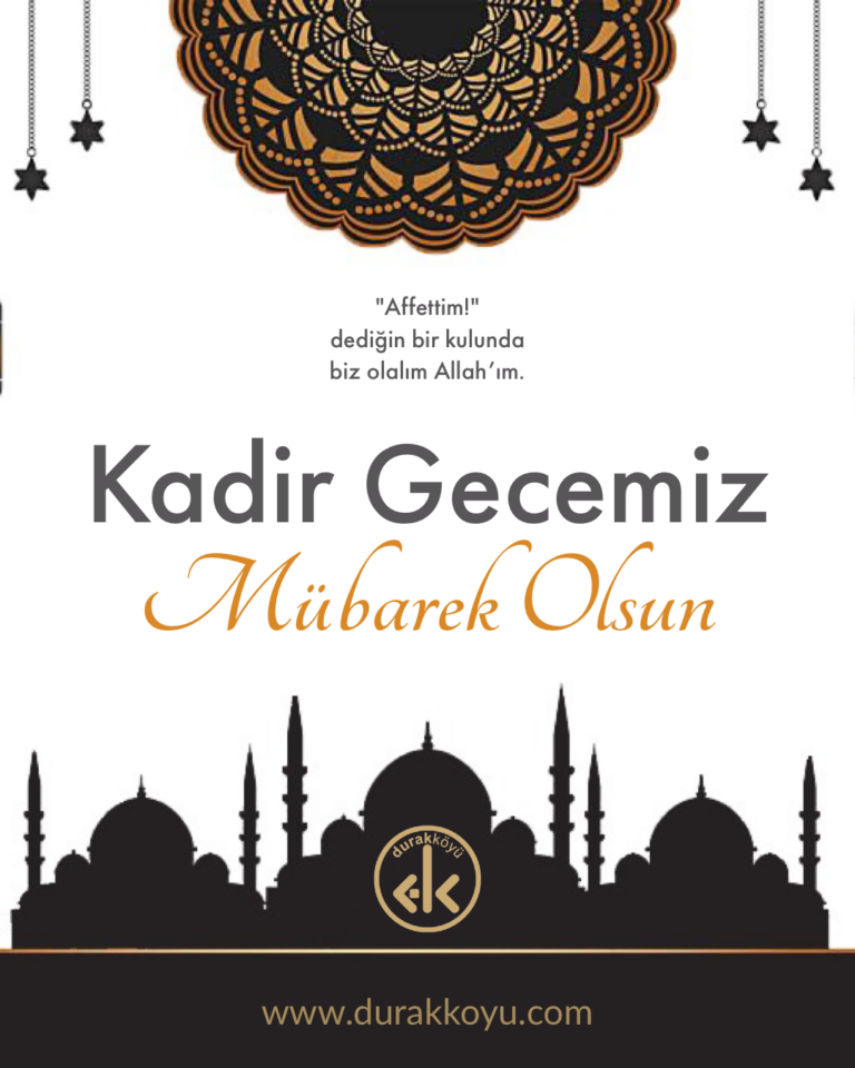 Kadir Gecemiz Mübarek Olsun