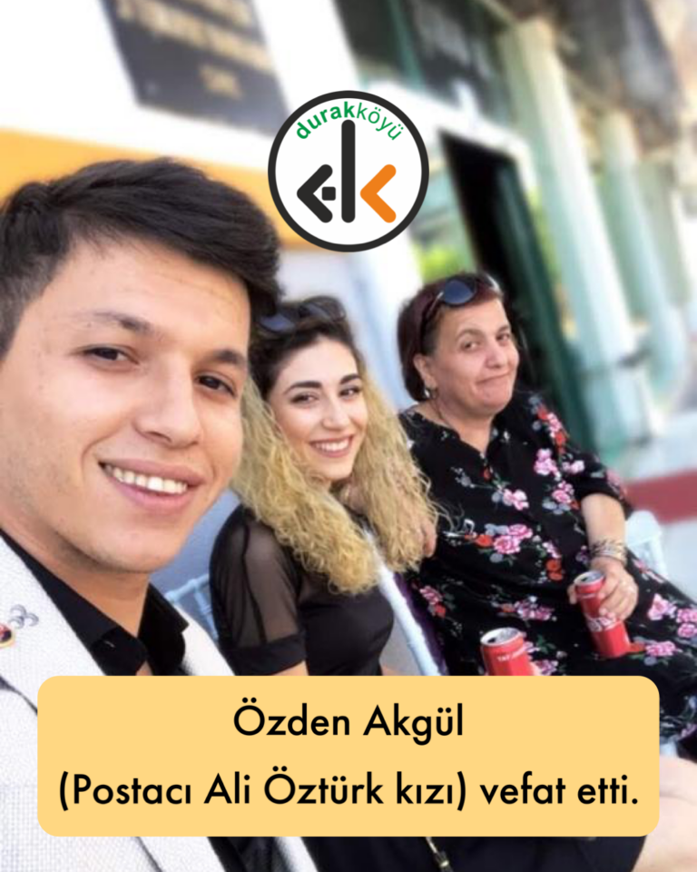 SON DAKİKA – Özden Akgül vefat etti