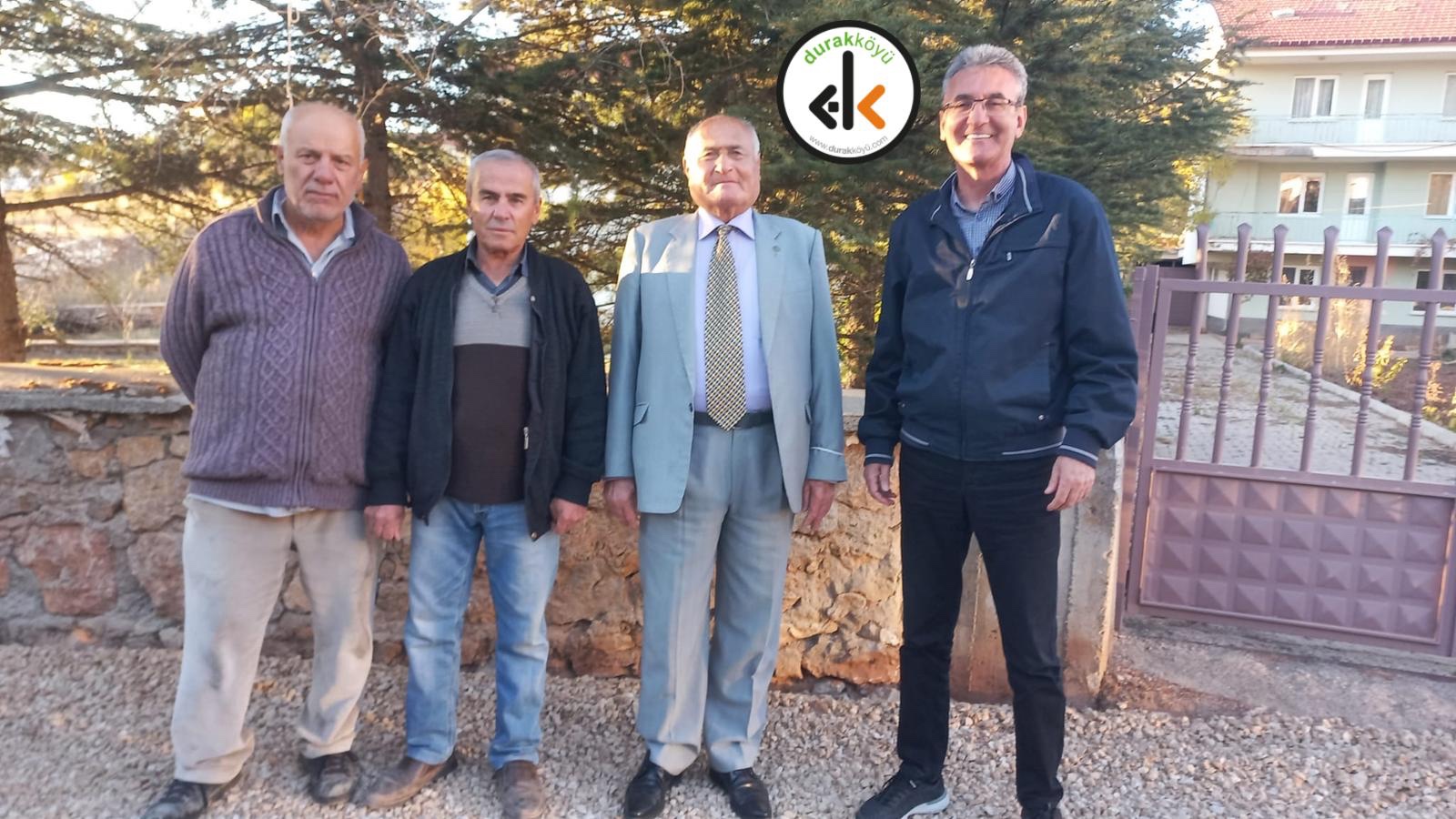 Emekli öğretmen Cevdet Dündar ve oğlu Ertan Dündar köyümüzü ziyaret ettiler