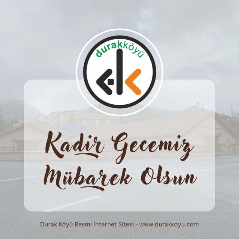 Kadir Gecemiz Mübarek Olsun