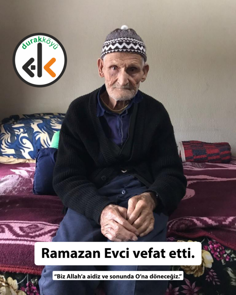 SON DAKİKA – Hacı Ramazan Evci vefat etti!